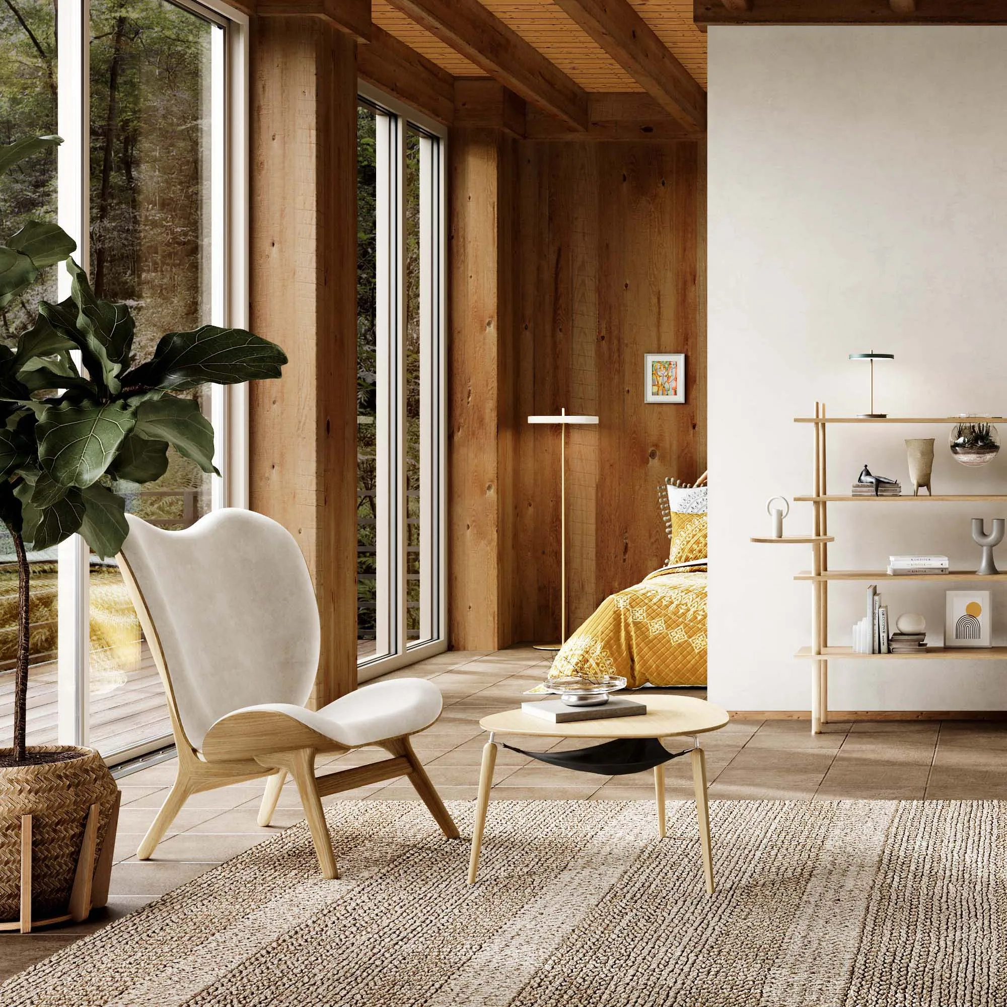 A Conversation Piece Tall Lounge Chair