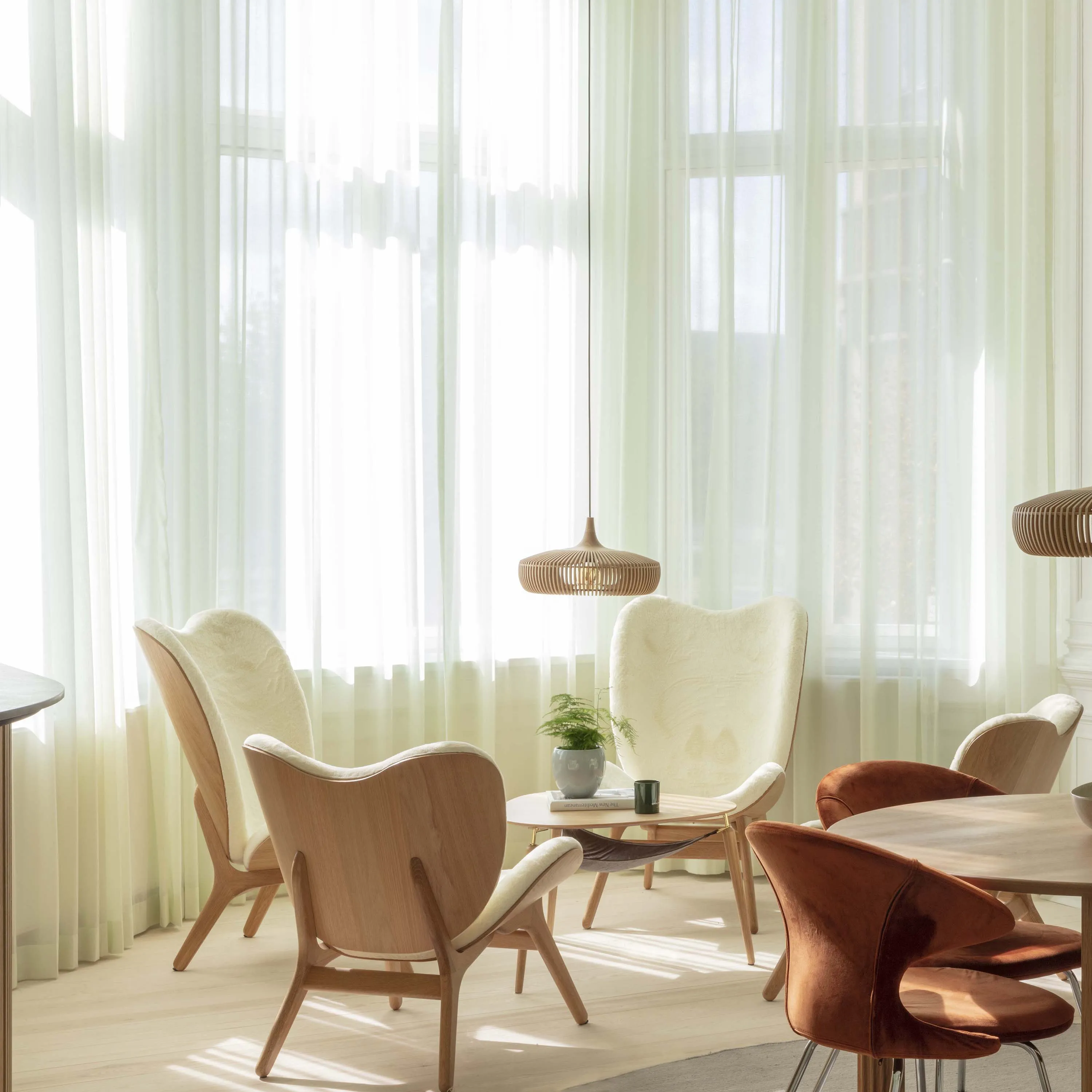 A Conversation Piece Tall Lounge Chair