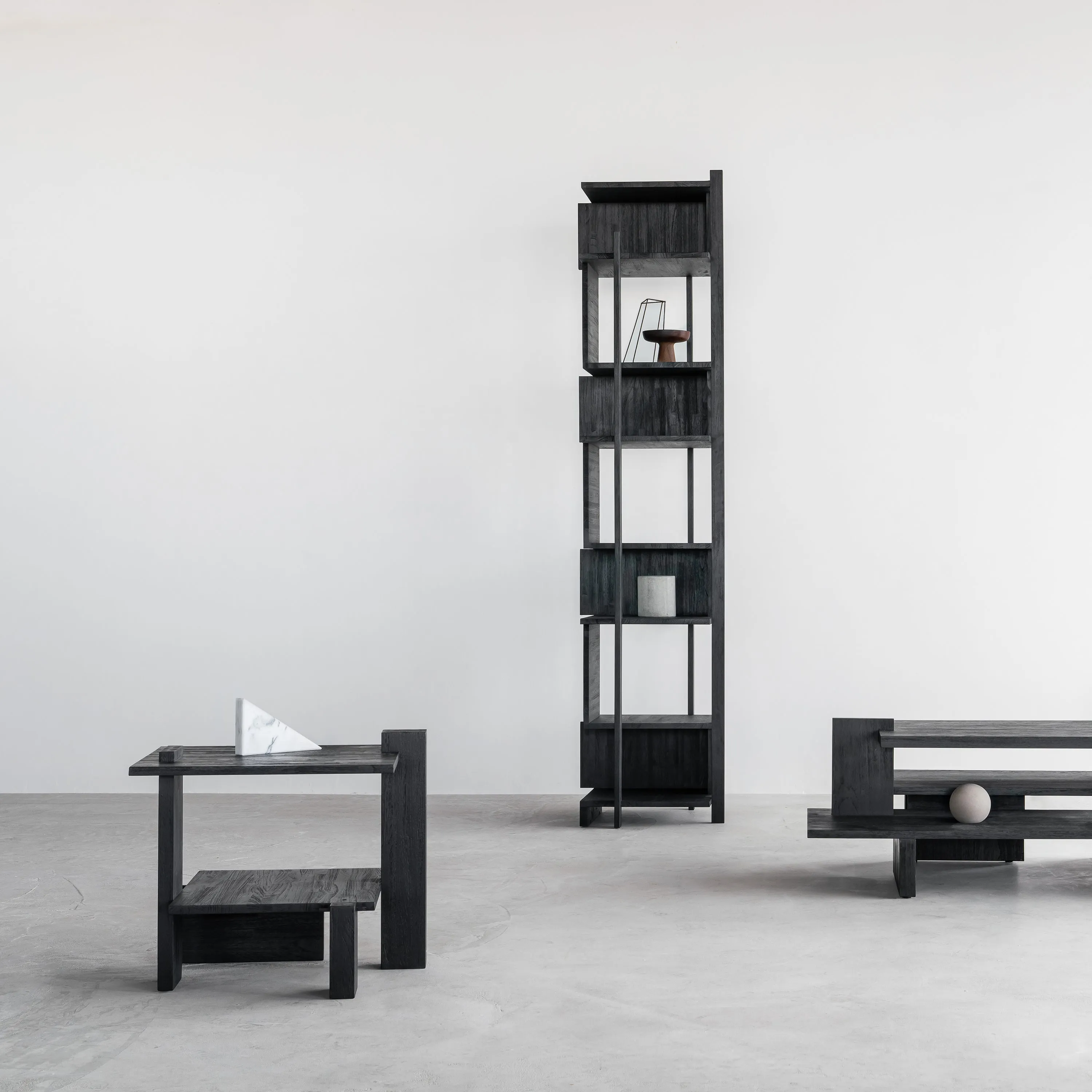 Abstract Side Table