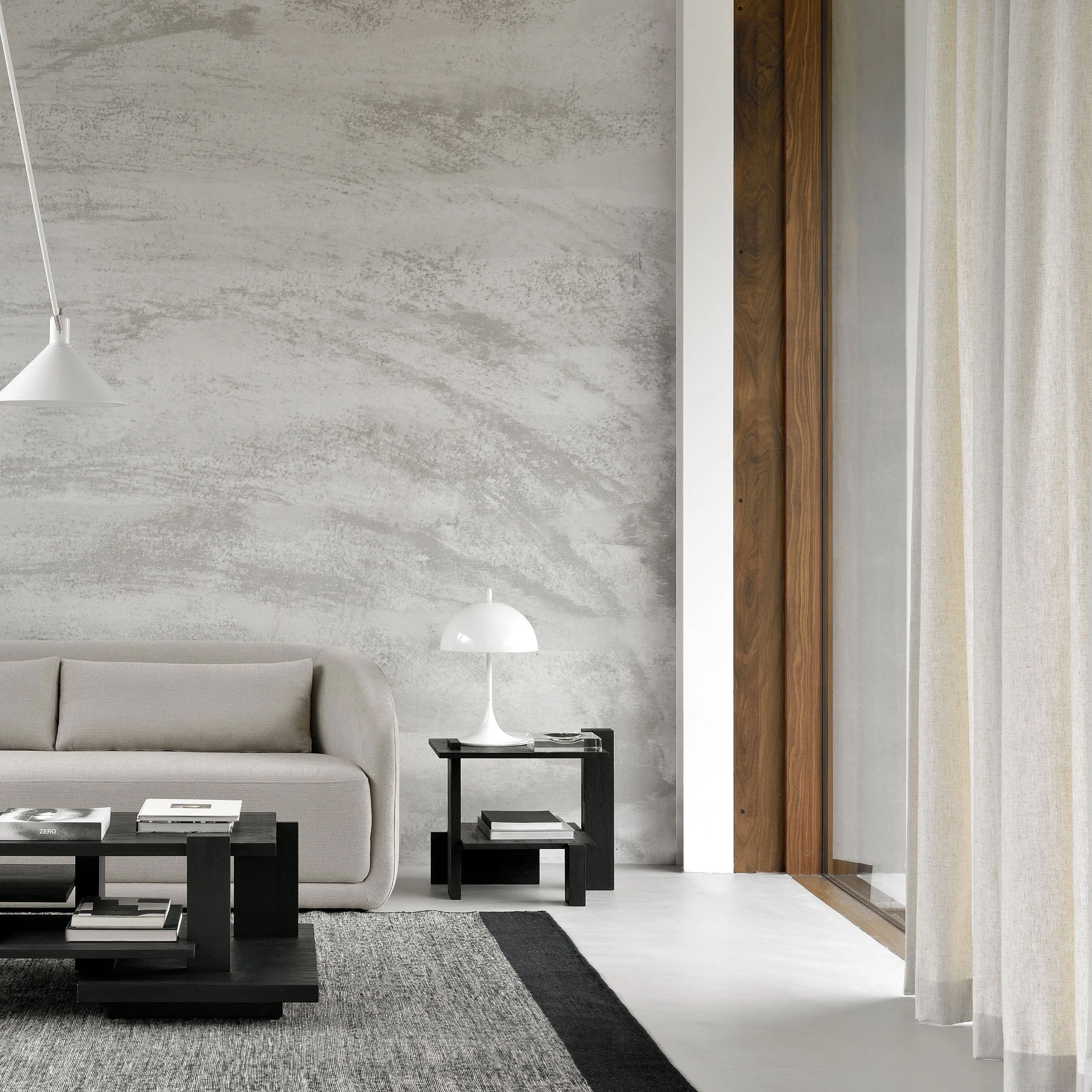 Abstract Side Table