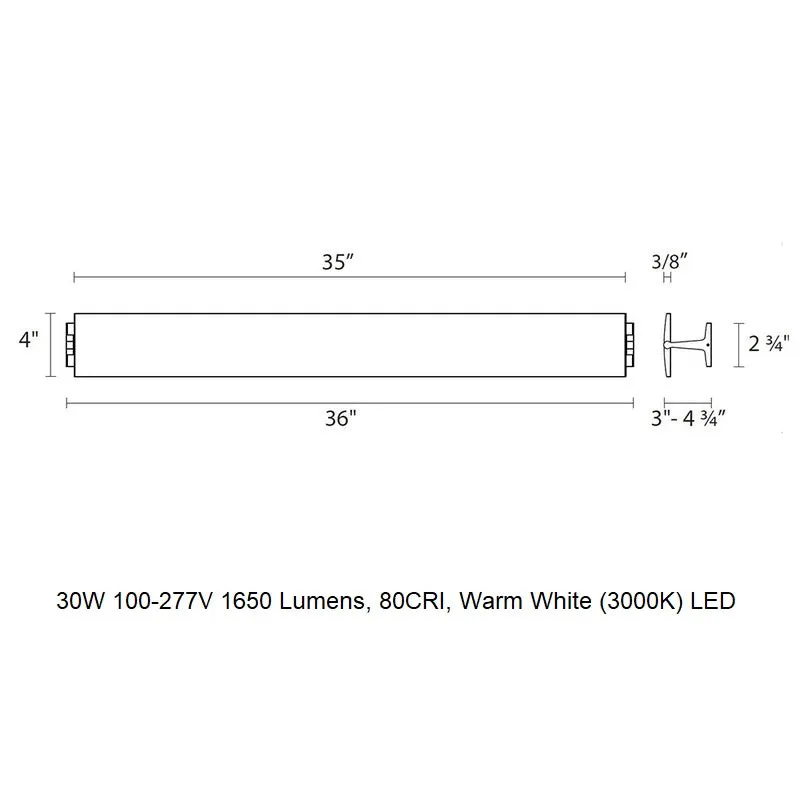 Aileron Wall Light