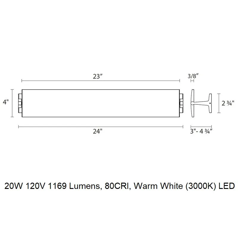 Aileron Wall Light