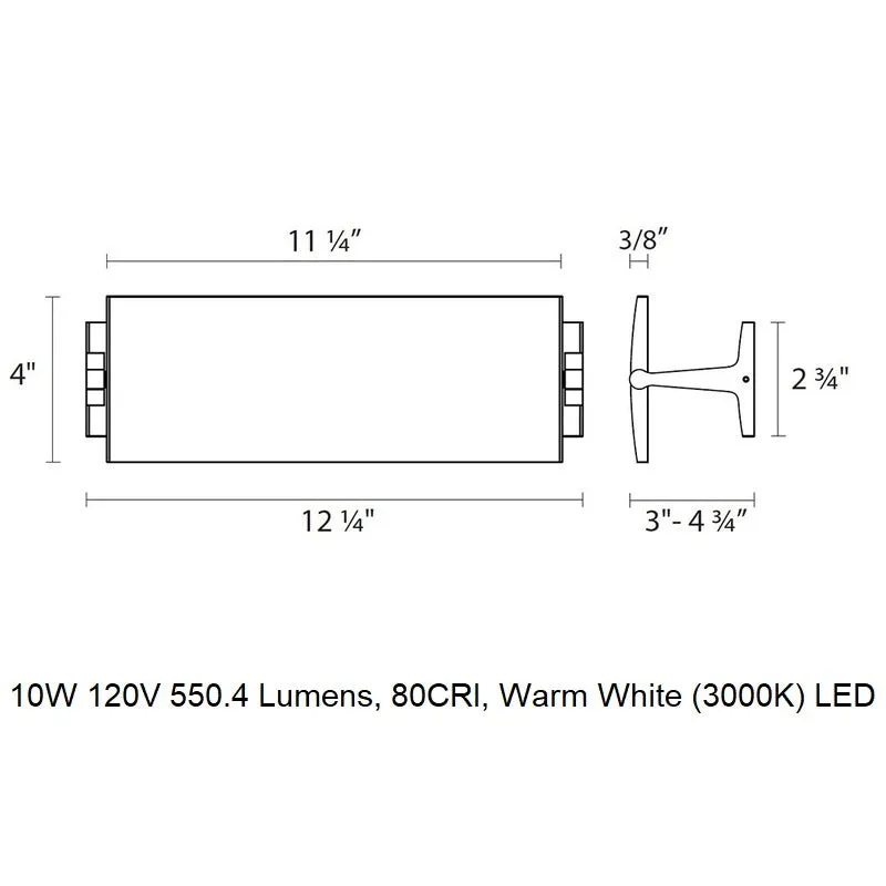 Aileron Wall Light