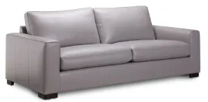 Anderson Leather Sofa - Ash