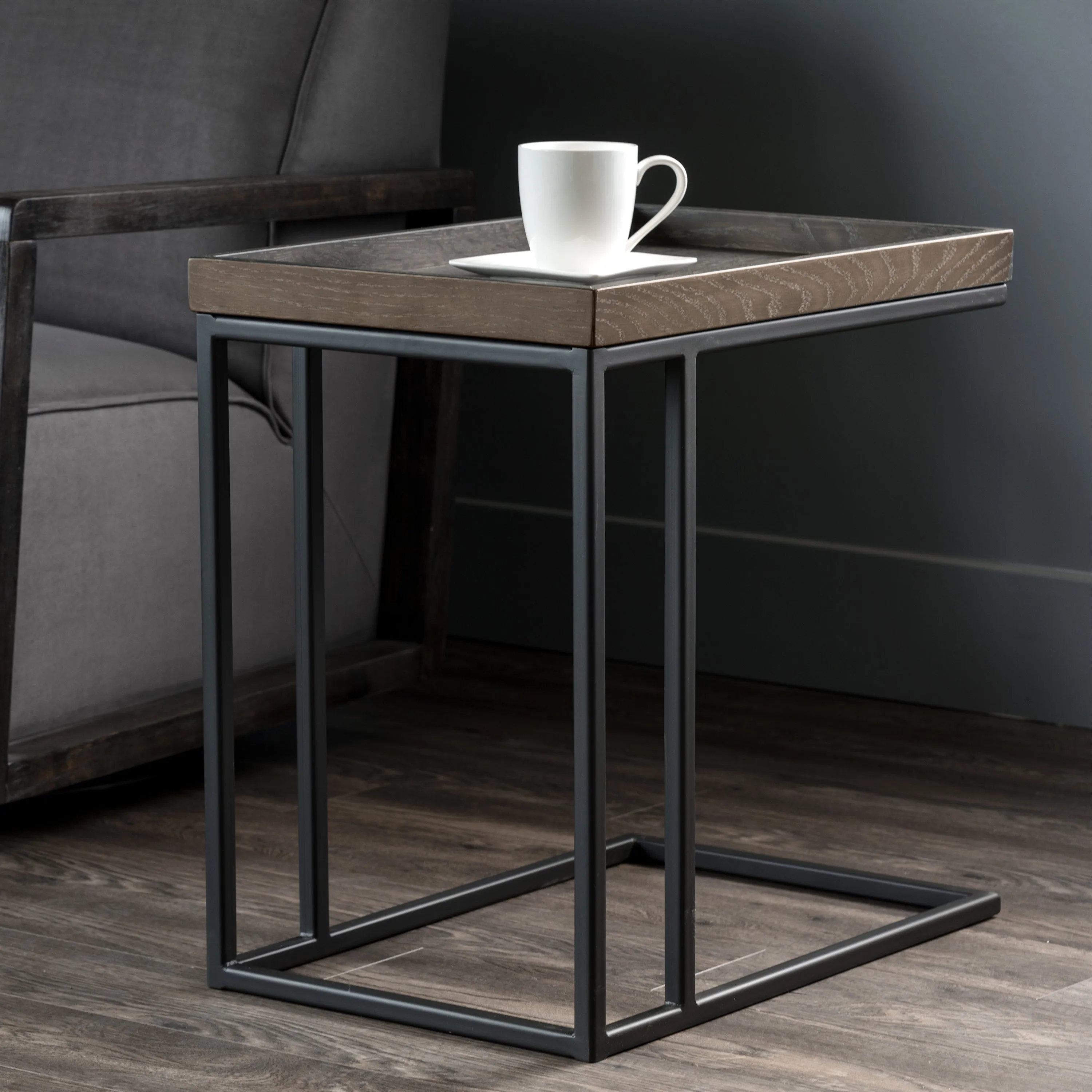 Arden C-Shaped Side Table