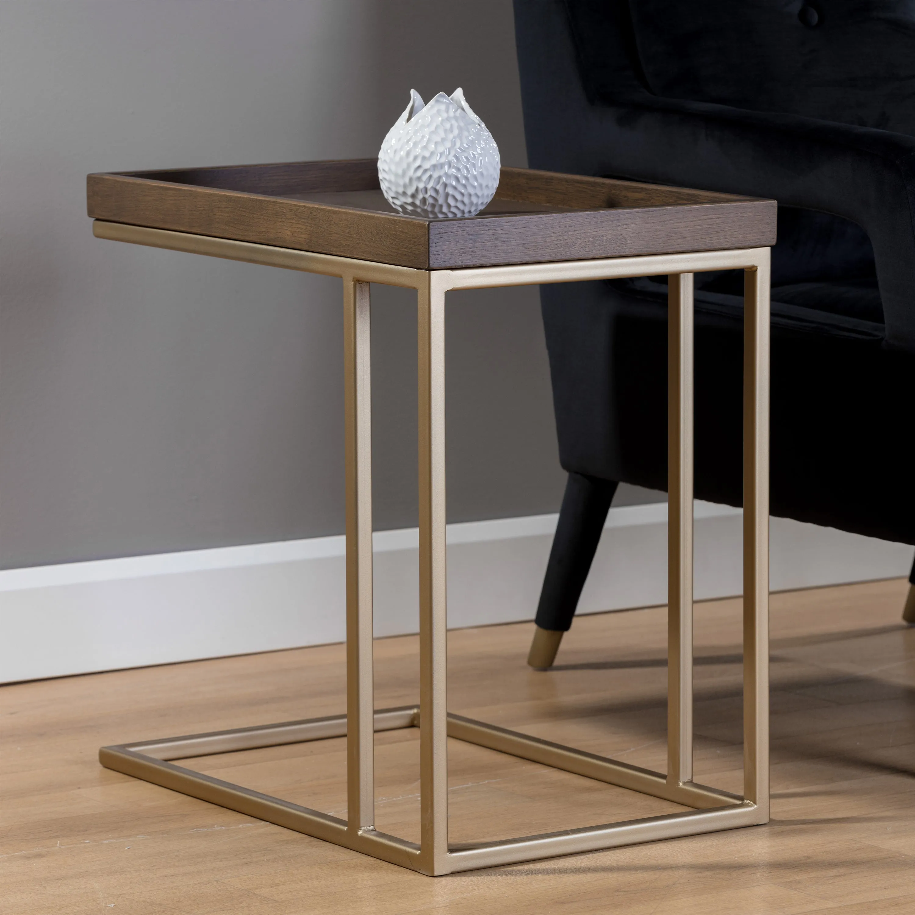 Arden C-Shaped Side Table