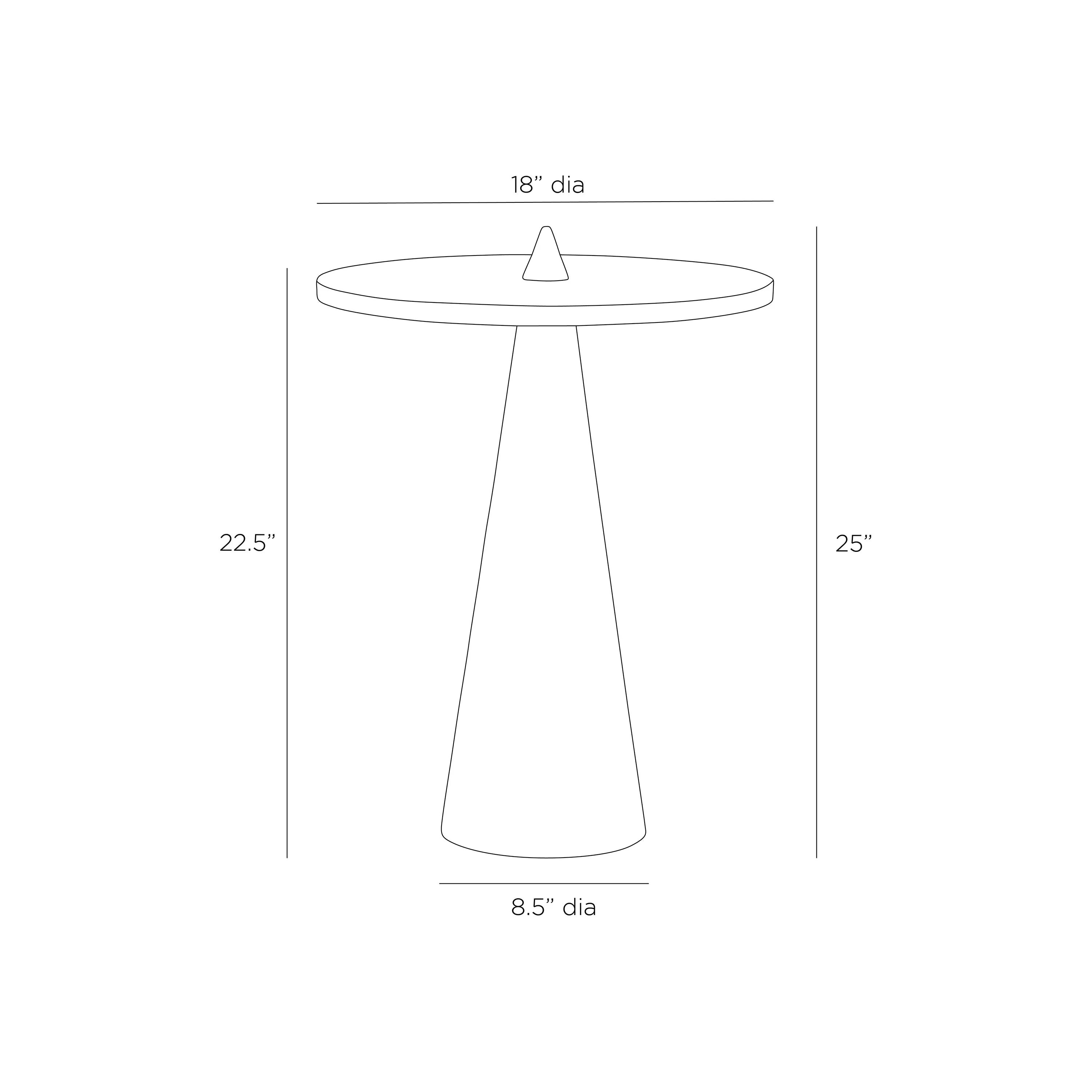 Aria End Table