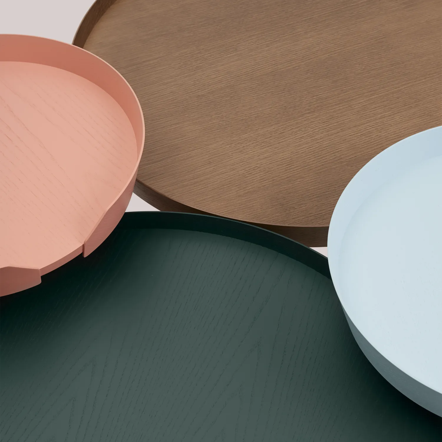Around Coffee Table, Small, Light Blue