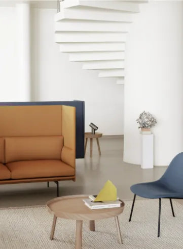 Around Coffee Table, Small, Light Blue