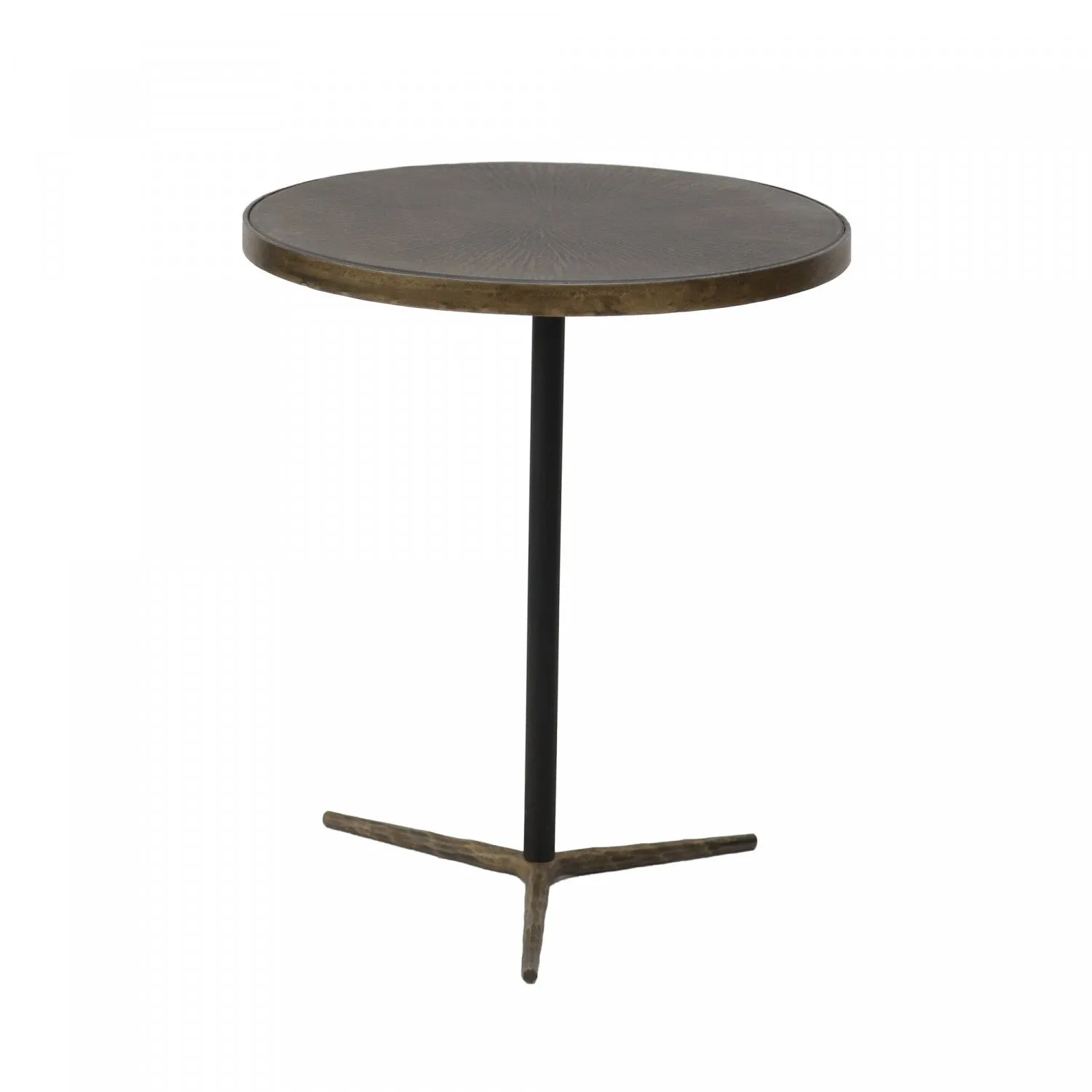 Auren Round Side Table - Bronze