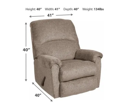 Ballinasloe Rocker Recliner - Platinum