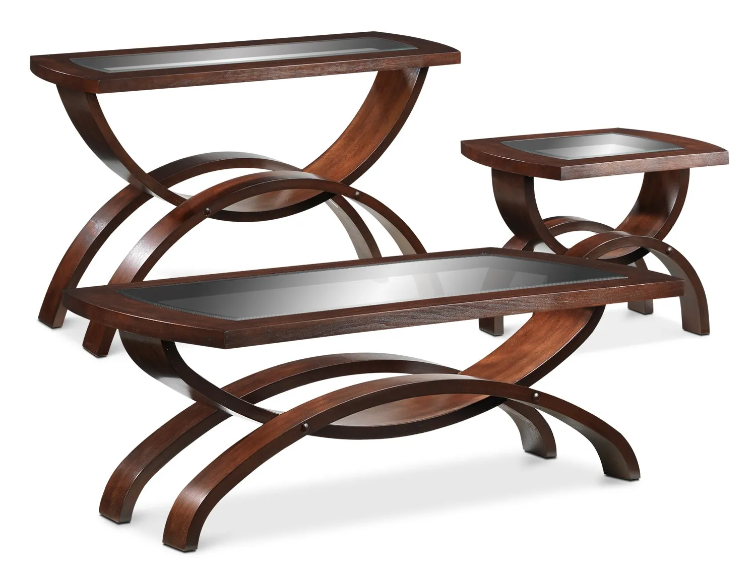 Barton End Table - Chocolate