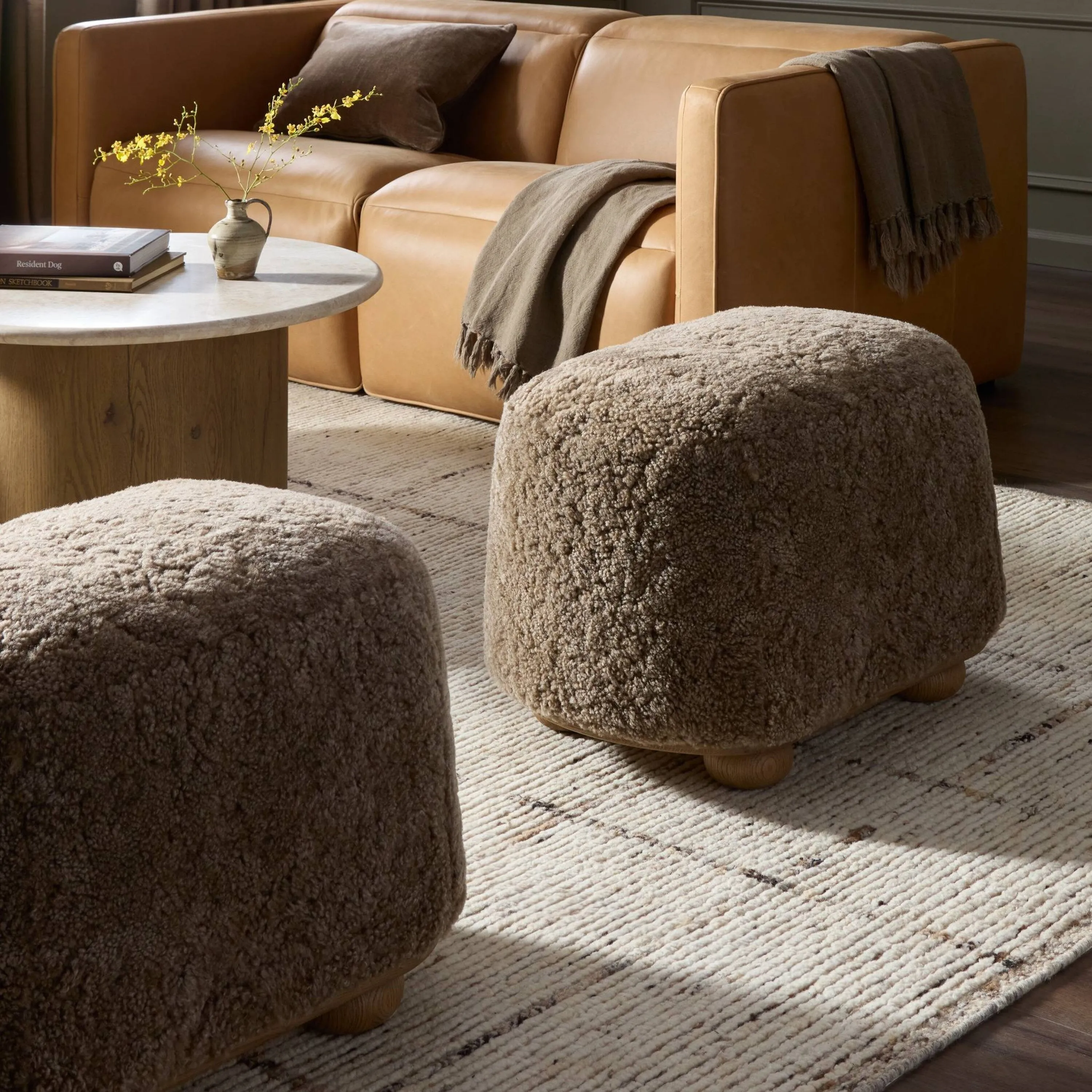 Bilbury Oval Ottoman