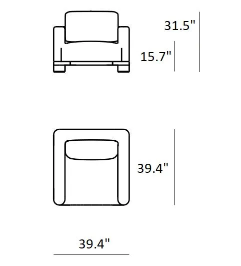 Bold Lounge Armchair