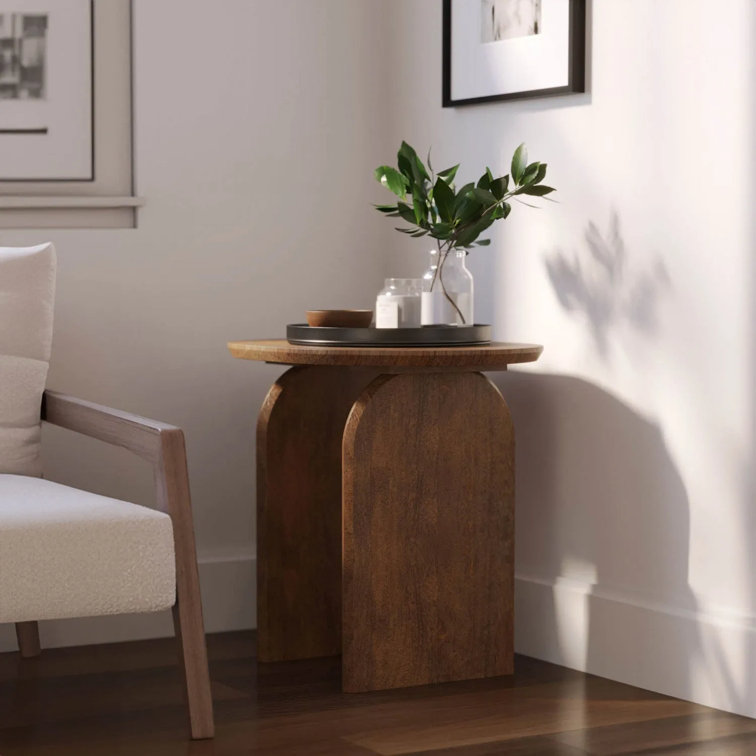 Brikka Side Table - Brown
