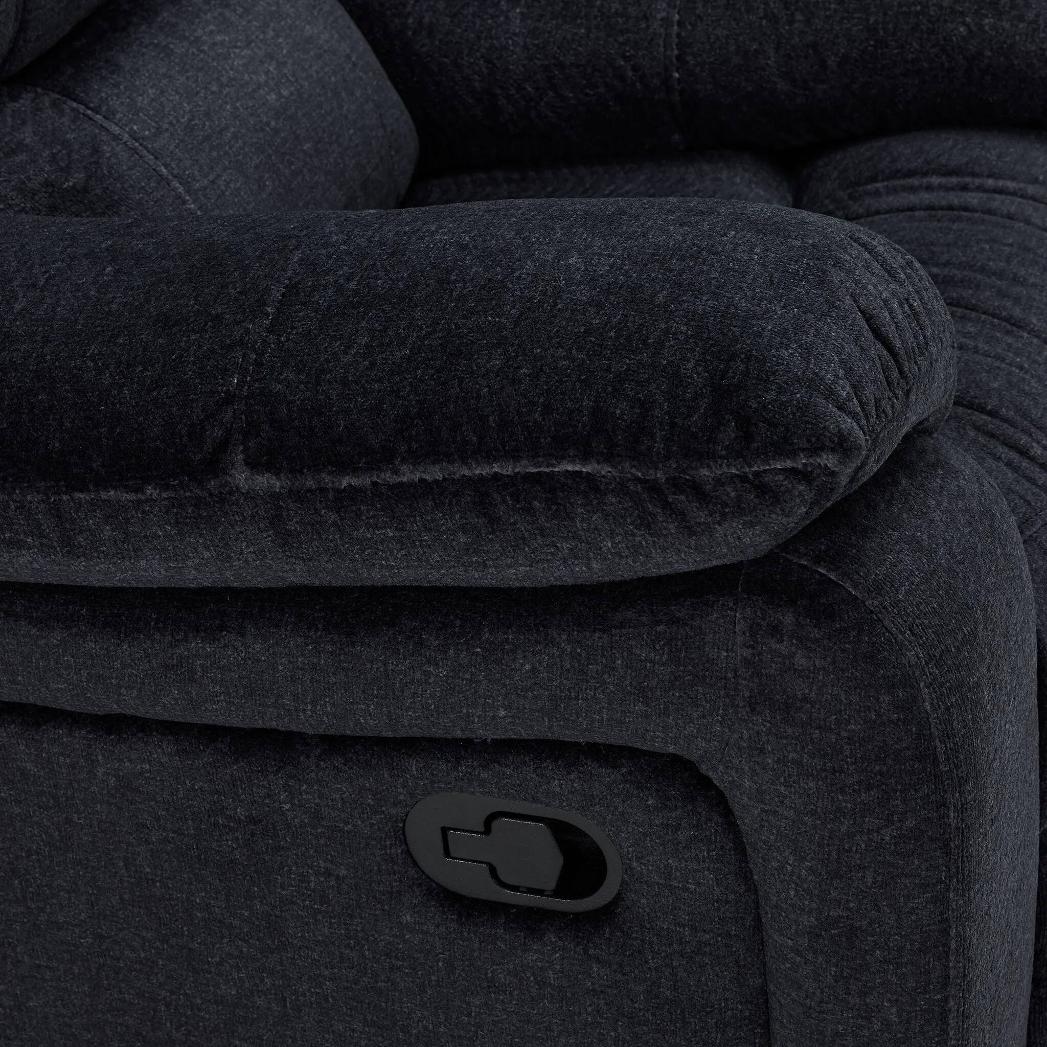 Burma Reclining Sofa and Loveseat Set - Graphite