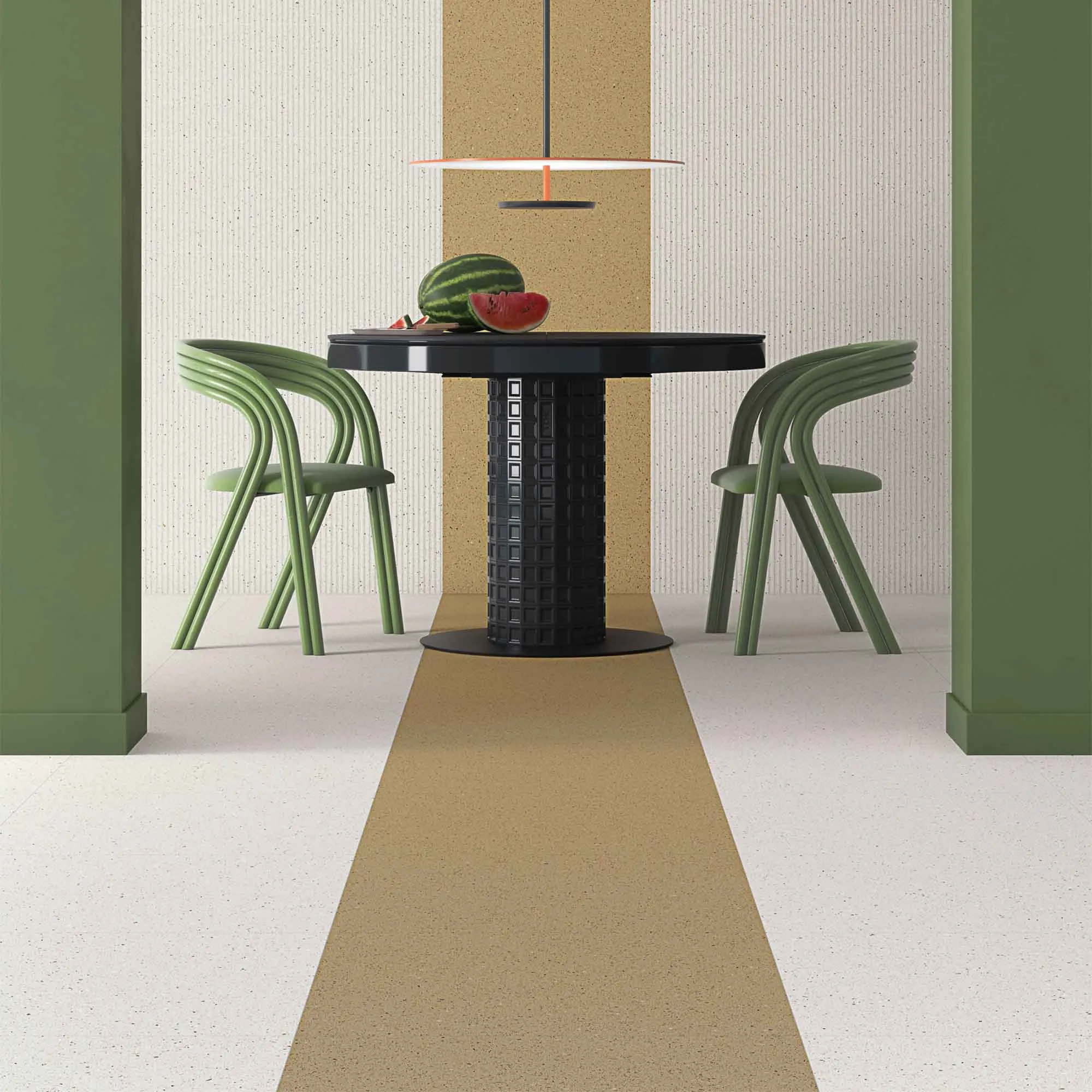 Calderona Blanco Terrazzo Effect Porcelain Tile 80x80cm Matt