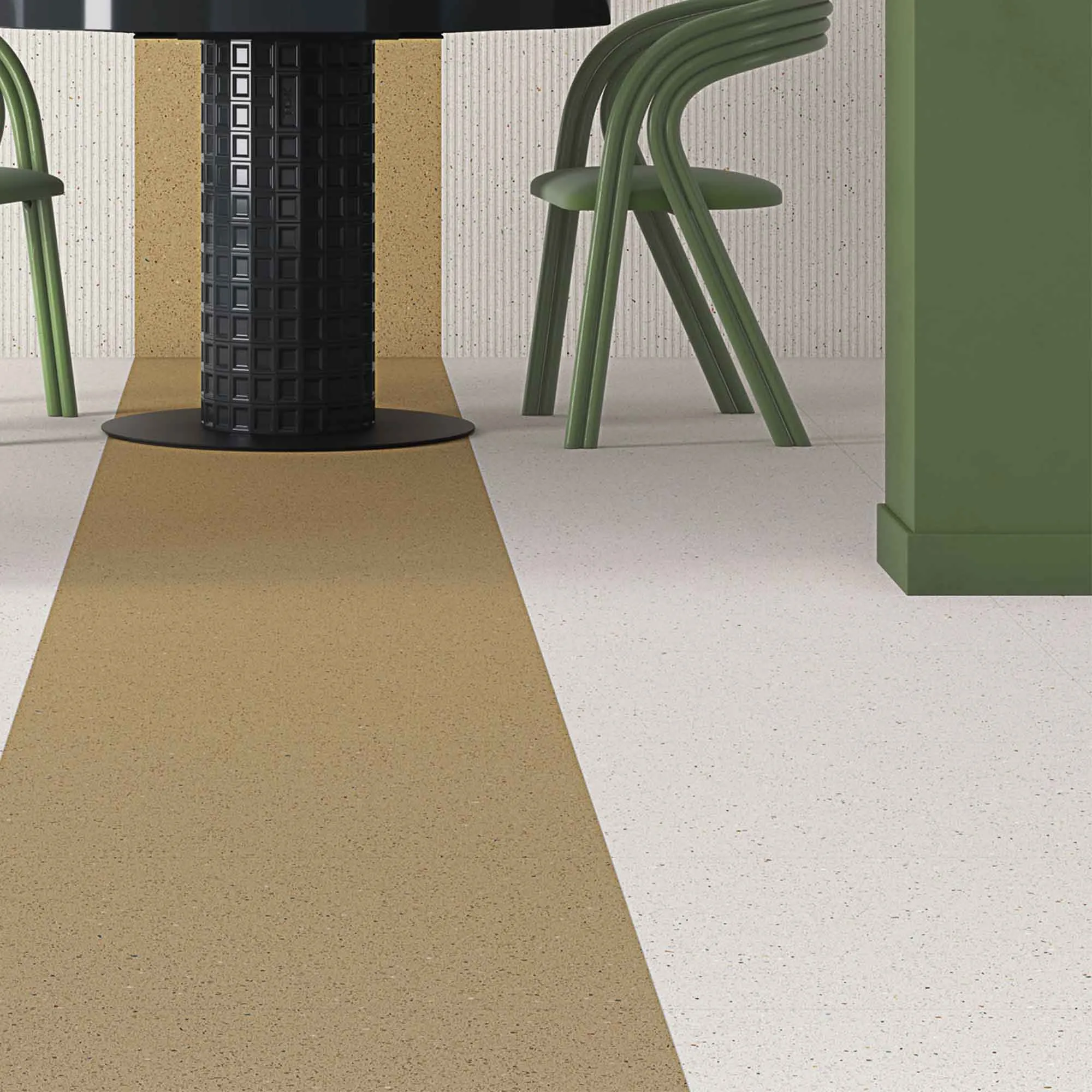 Calderona Blanco Terrazzo Effect Porcelain Tile 80x80cm Matt