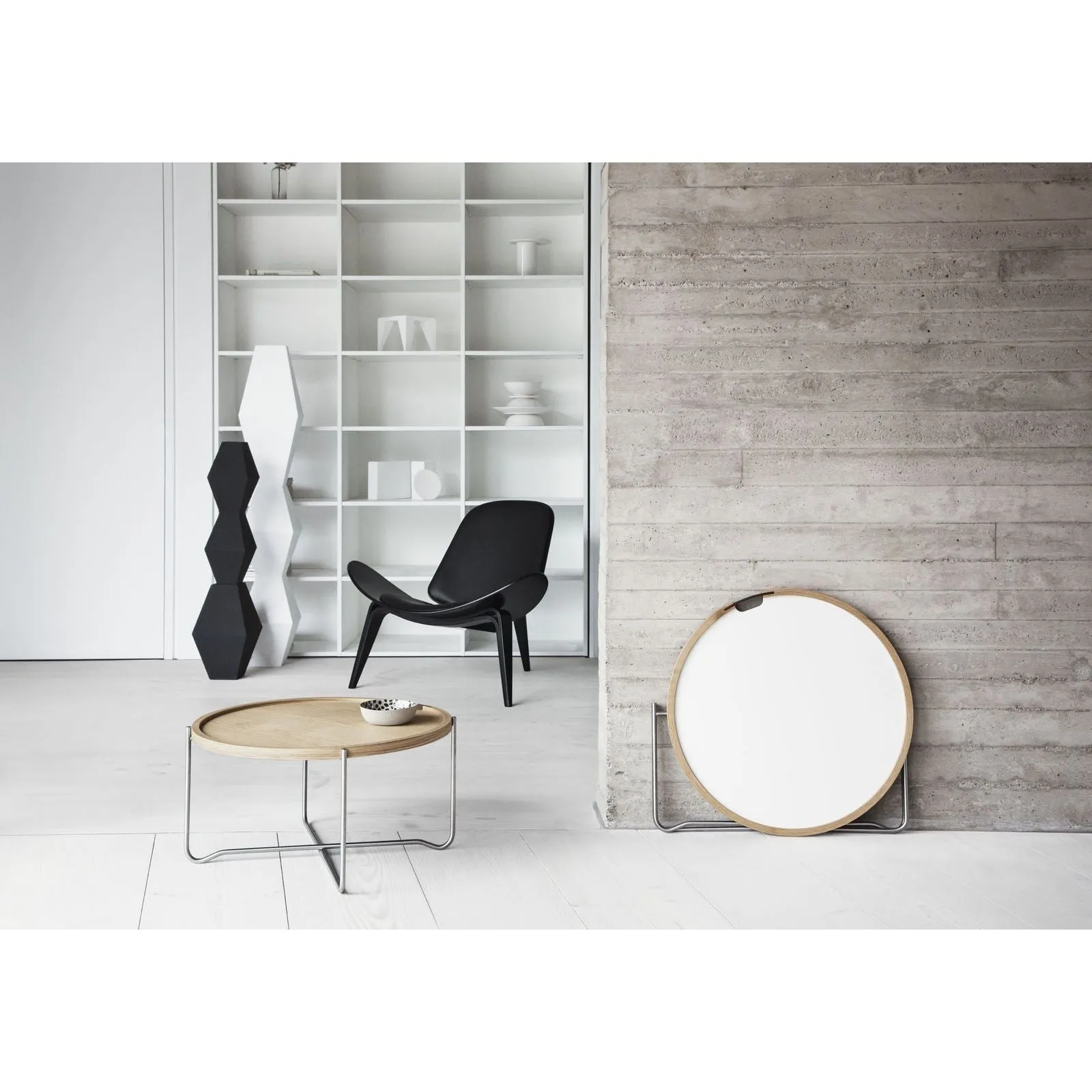 Carl Hansen Ch07 Shell Chair White Oiled Oak, Loke7150