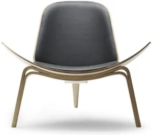 Carl Hansen Ch07 Shell Chair White Oiled Oak, Loke7150