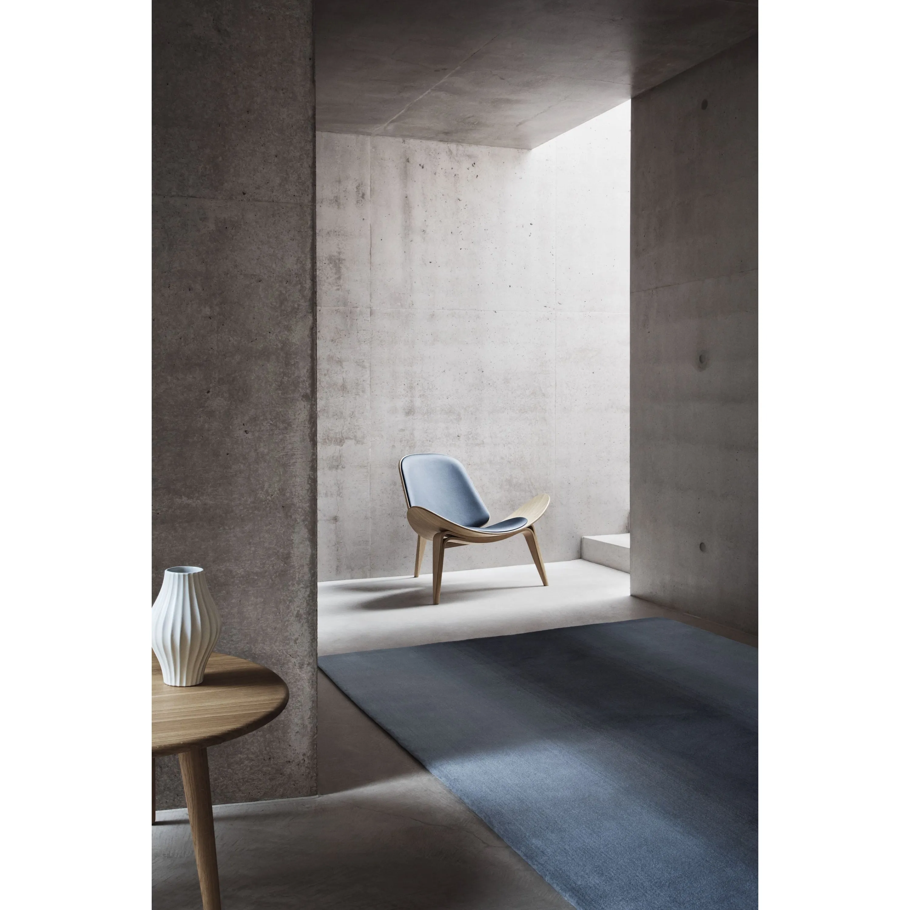Carl Hansen Ch07 Shell Chair White Oiled Oak, Loke7150