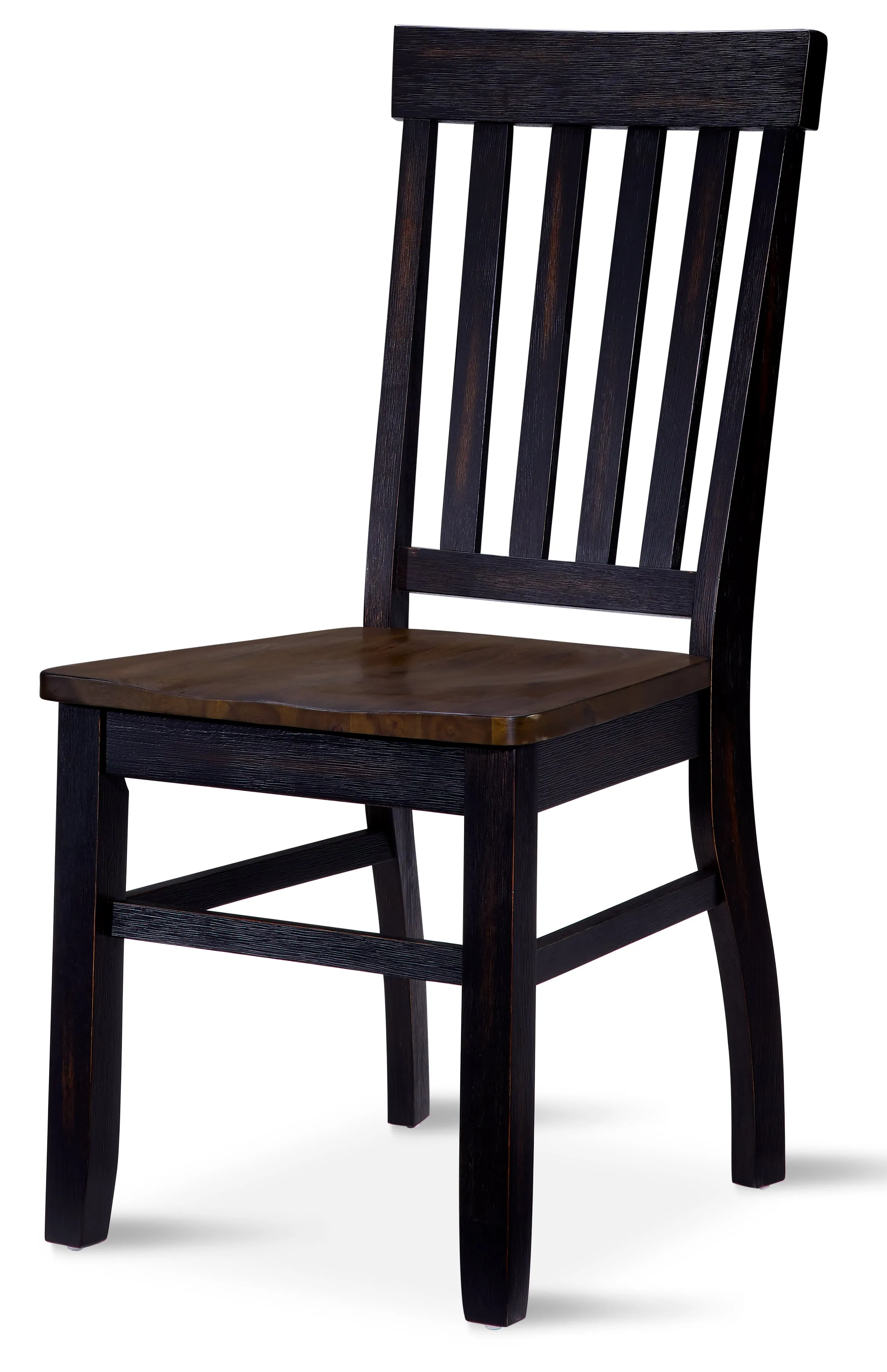 Caylie Noir 5-Piece Dining Set - Ebony, Driftwood