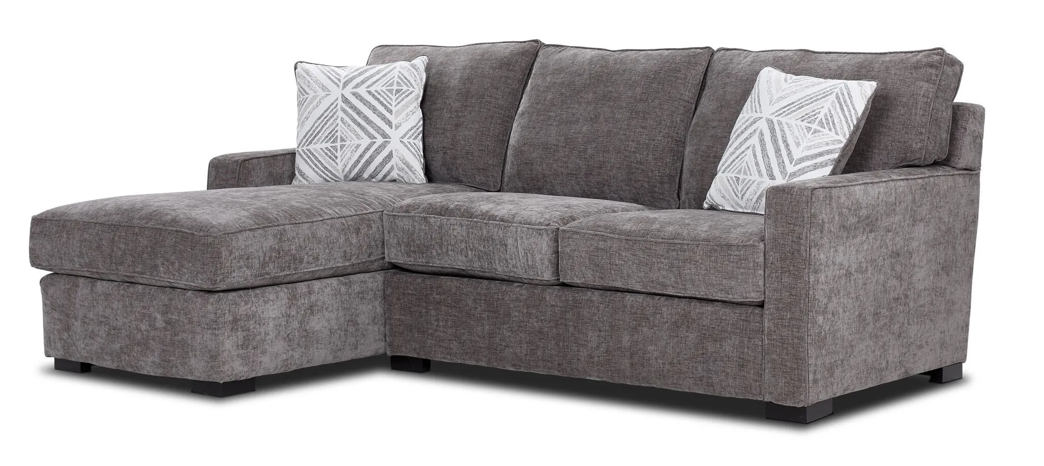 Charlotte 2-Piece Sectional with Left-Facing Chaise - Stone