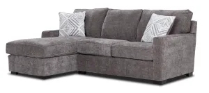 Charlotte 2-Piece Sectional with Left-Facing Chaise - Stone