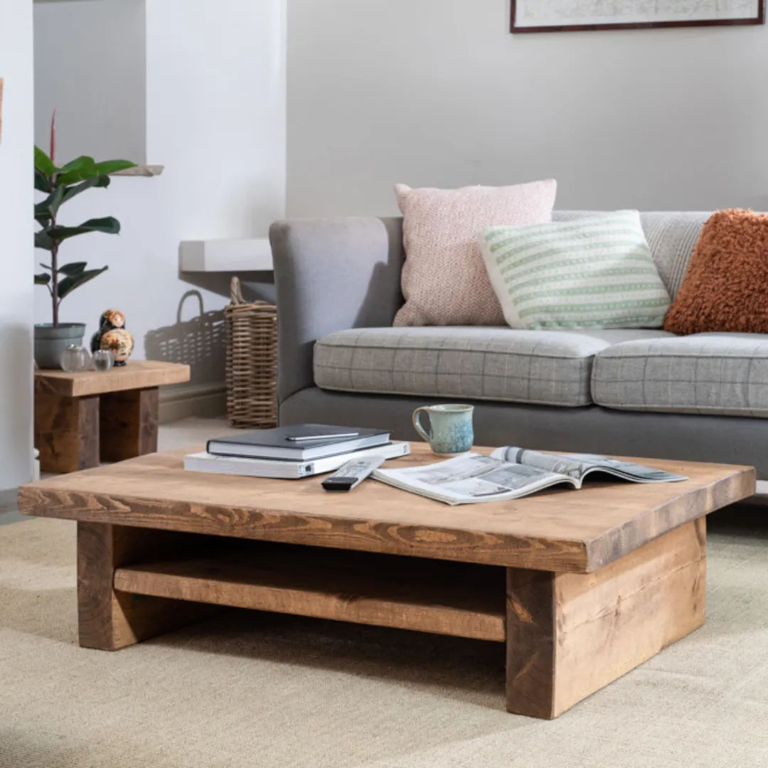 Chopwell Low Coffee Table With Storage Funky Chunky