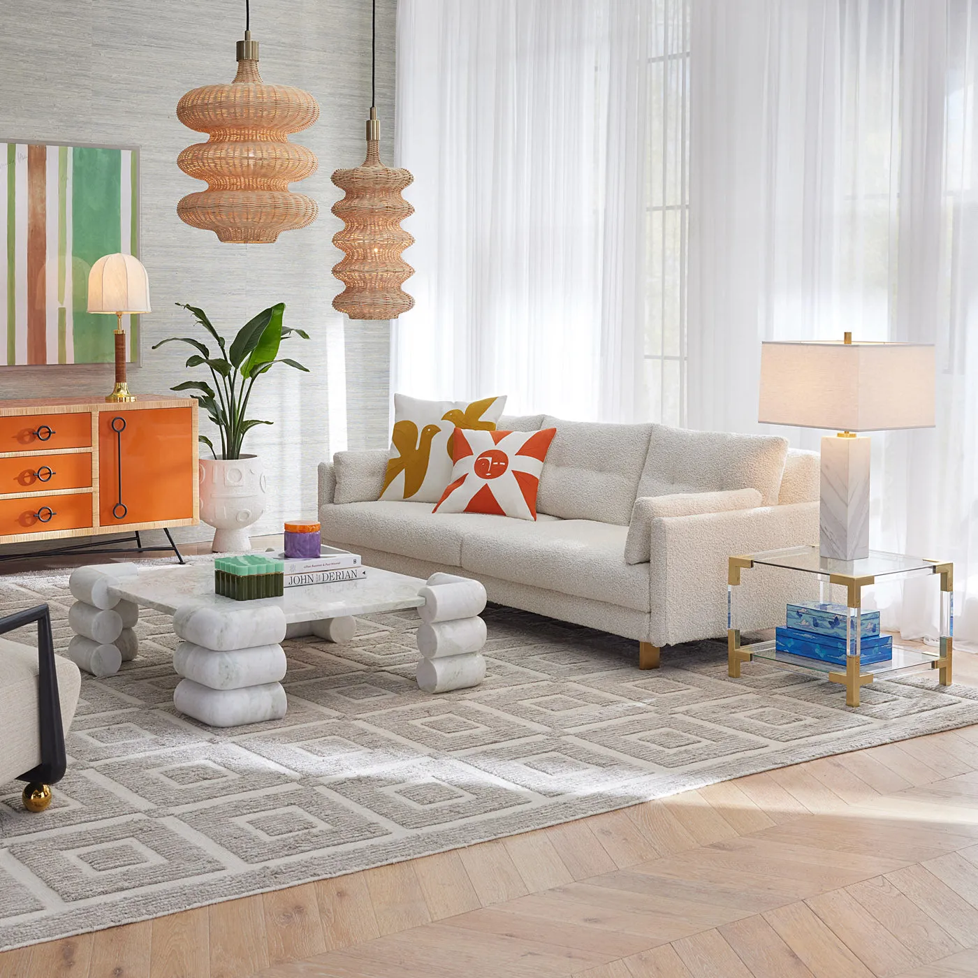 Circuit Marble Coffee Table