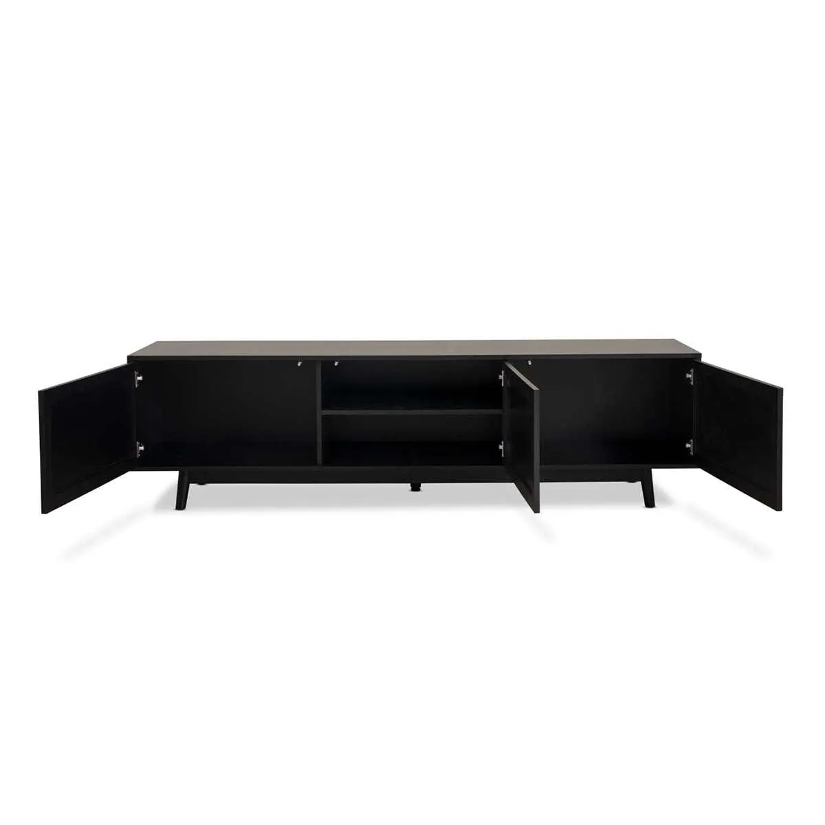 Claremont Entertainment Unit - Black Mocka