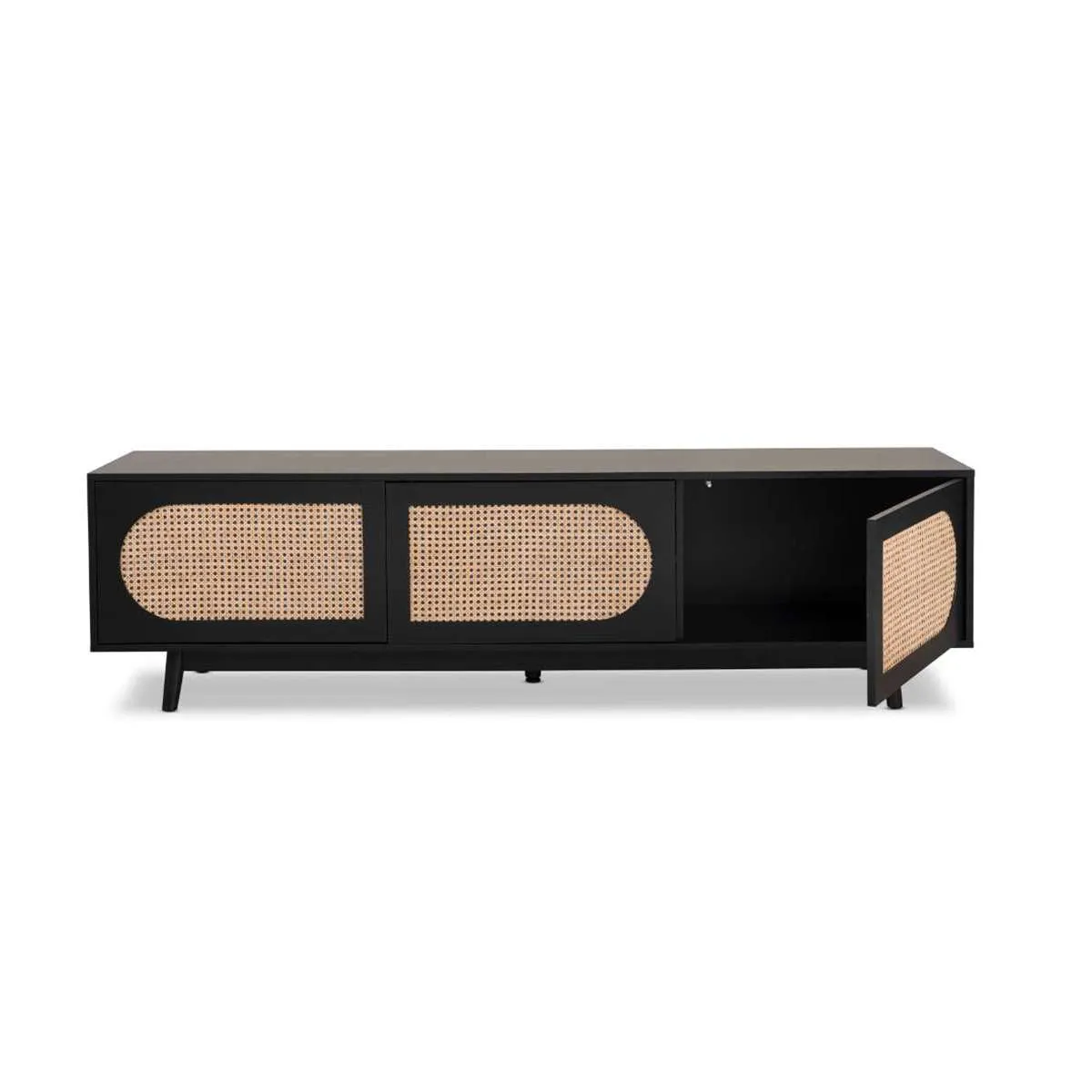 Claremont Entertainment Unit - Black Mocka