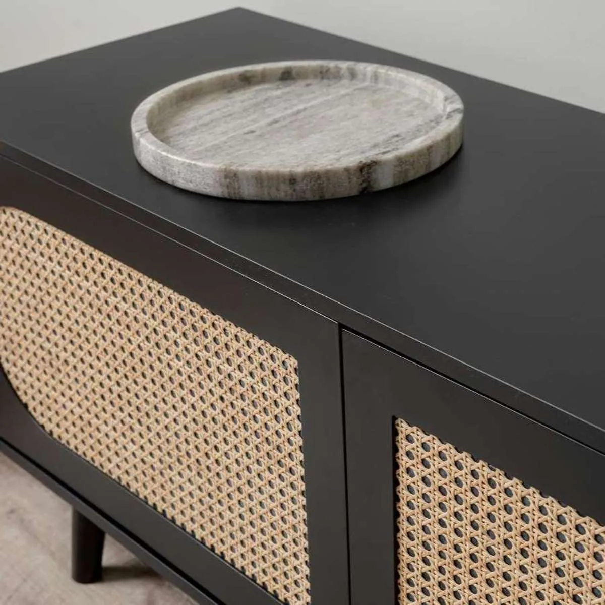 Claremont Entertainment Unit - Black Mocka