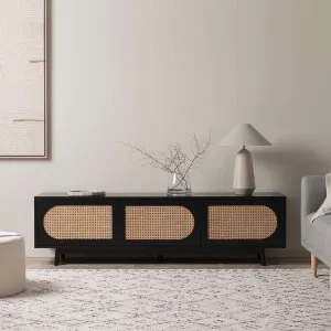 Claremont Entertainment Unit - Black Mocka