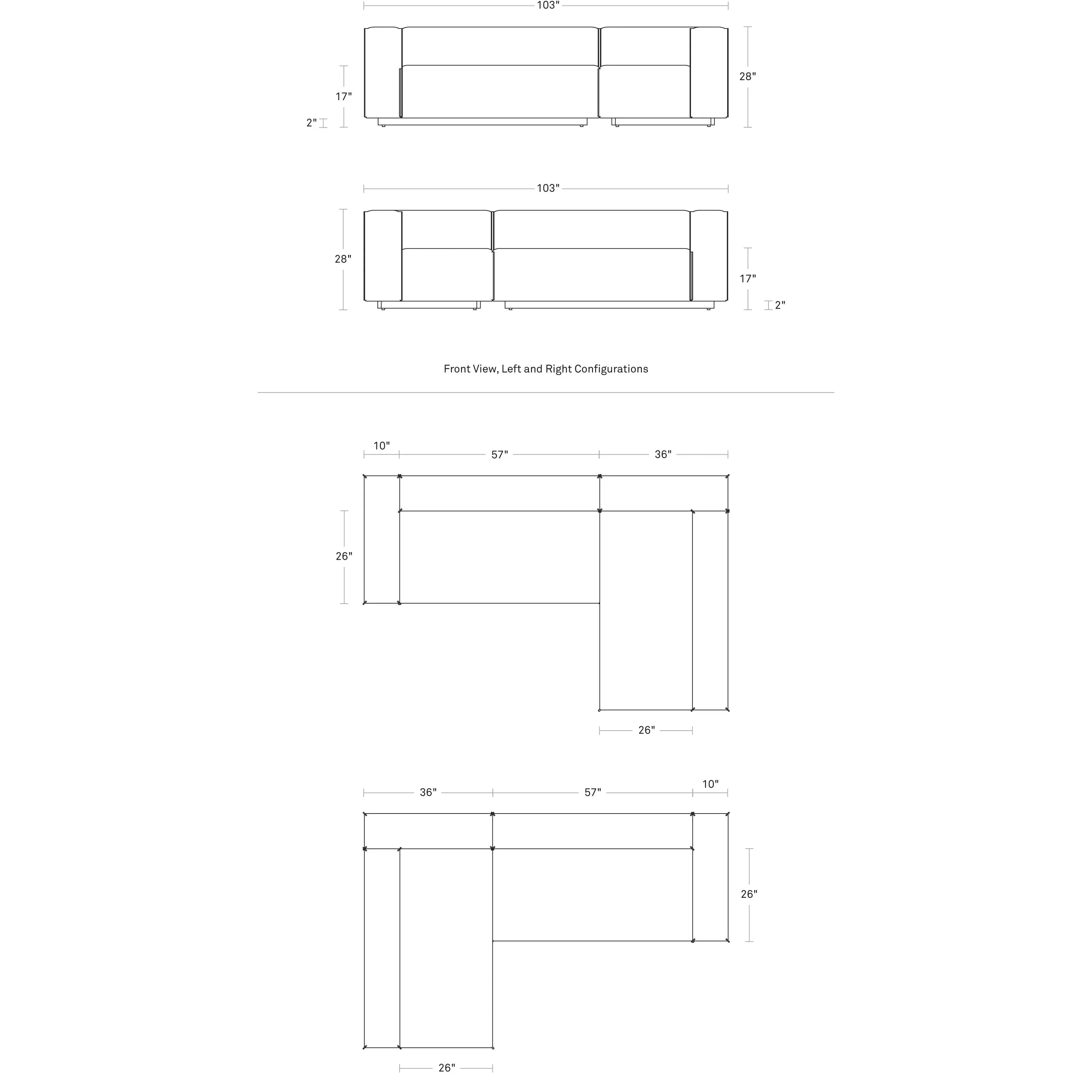 Cleon Small Sectional Sofa