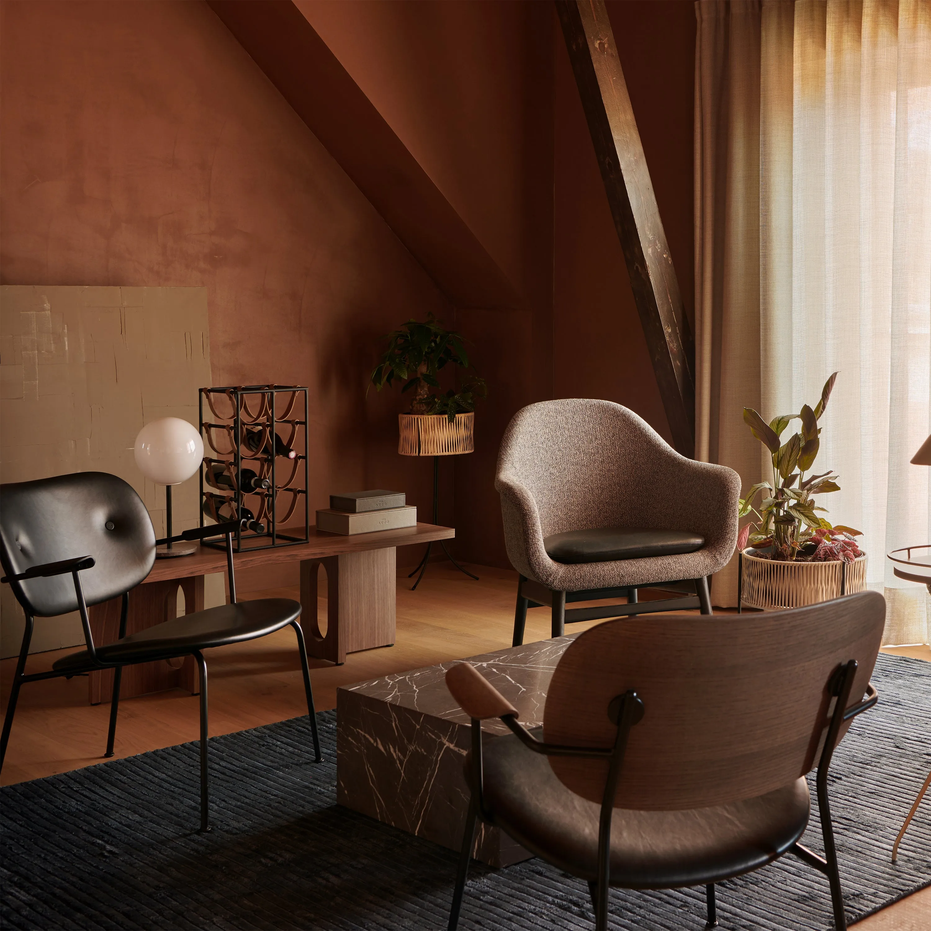 Co Fully Upholstered Lounge Chair