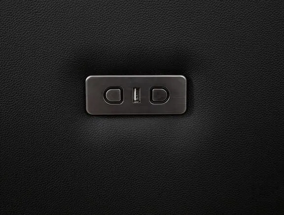 Cole Leather Power Recliner - Black