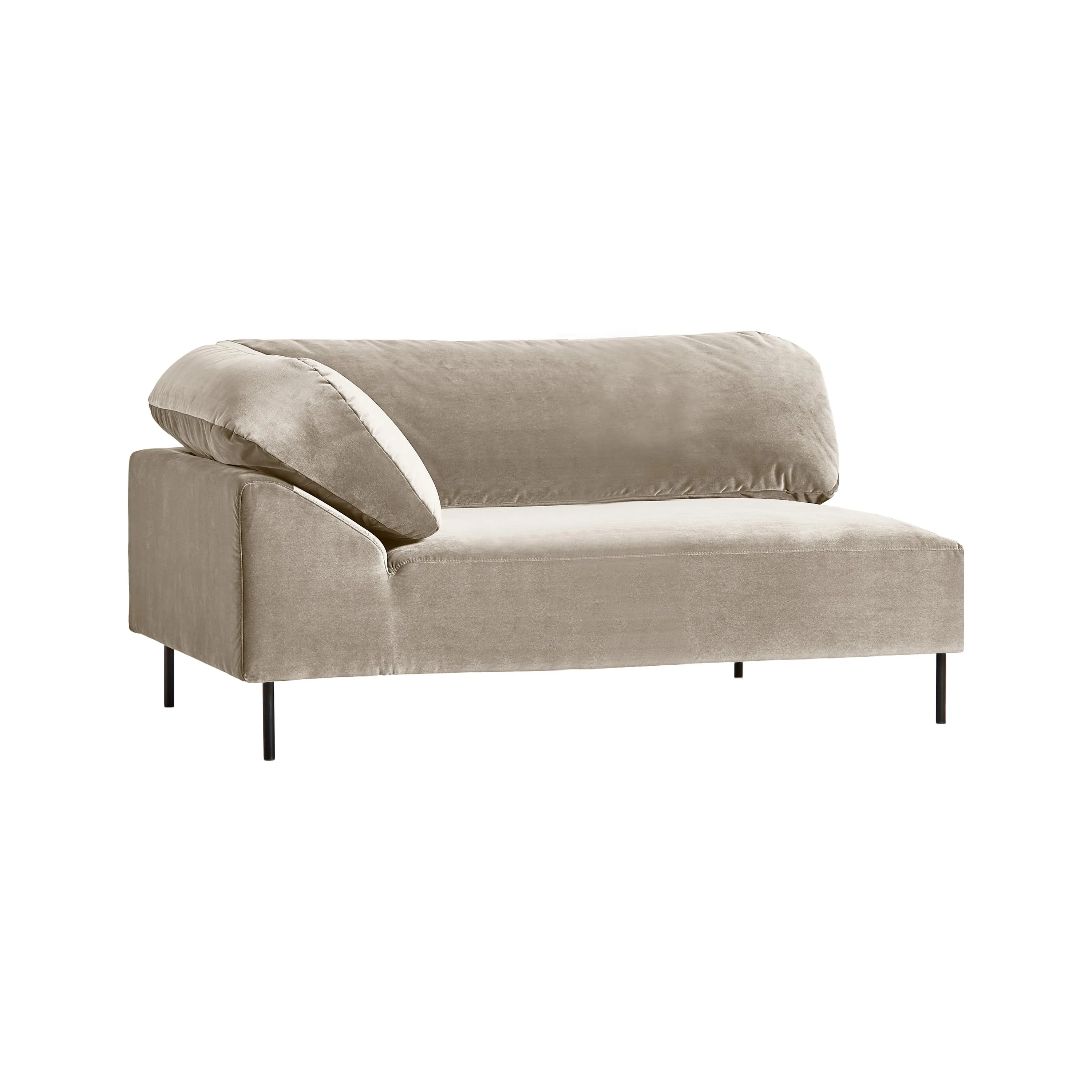 Collar Open End Sofa