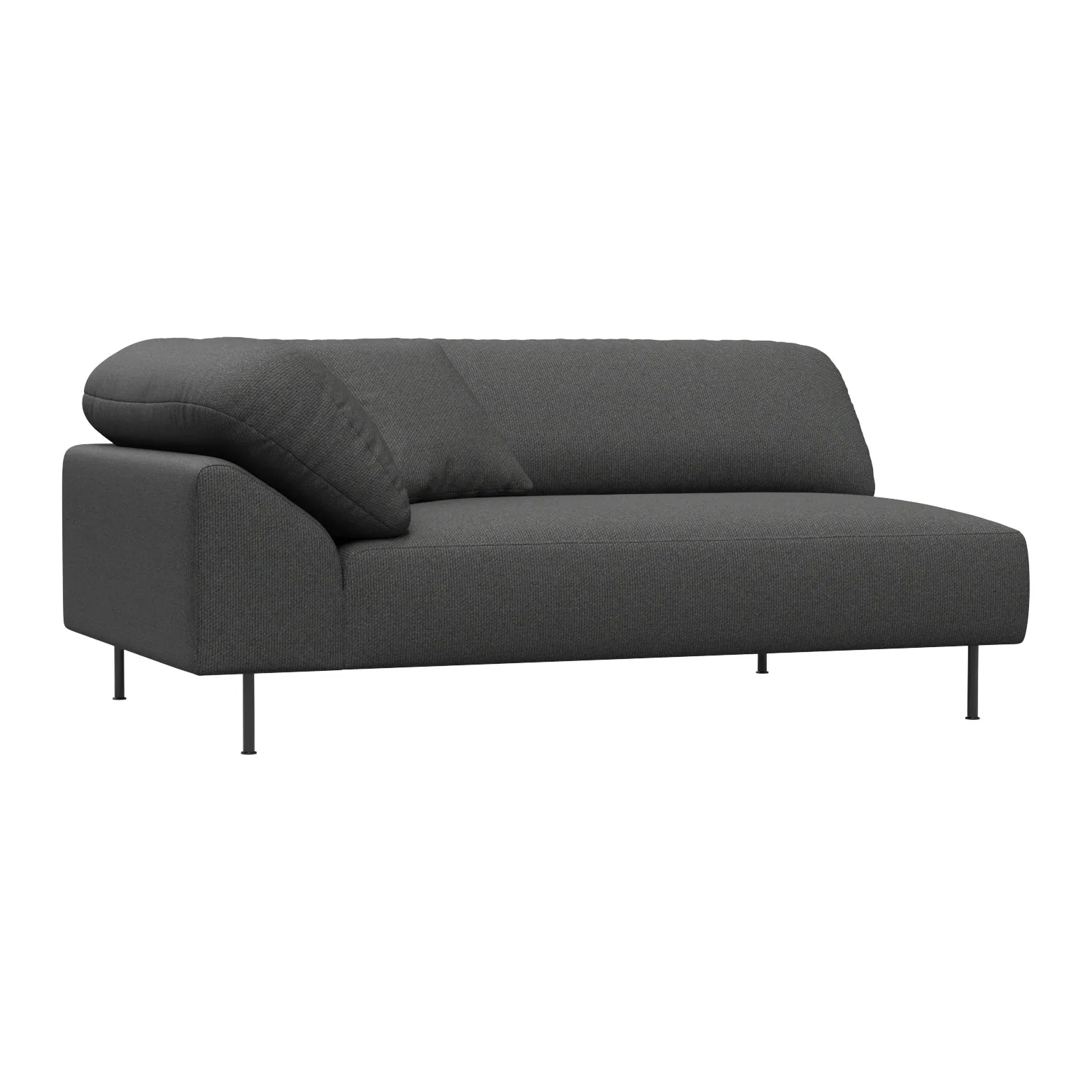 Collar Open End Sofa