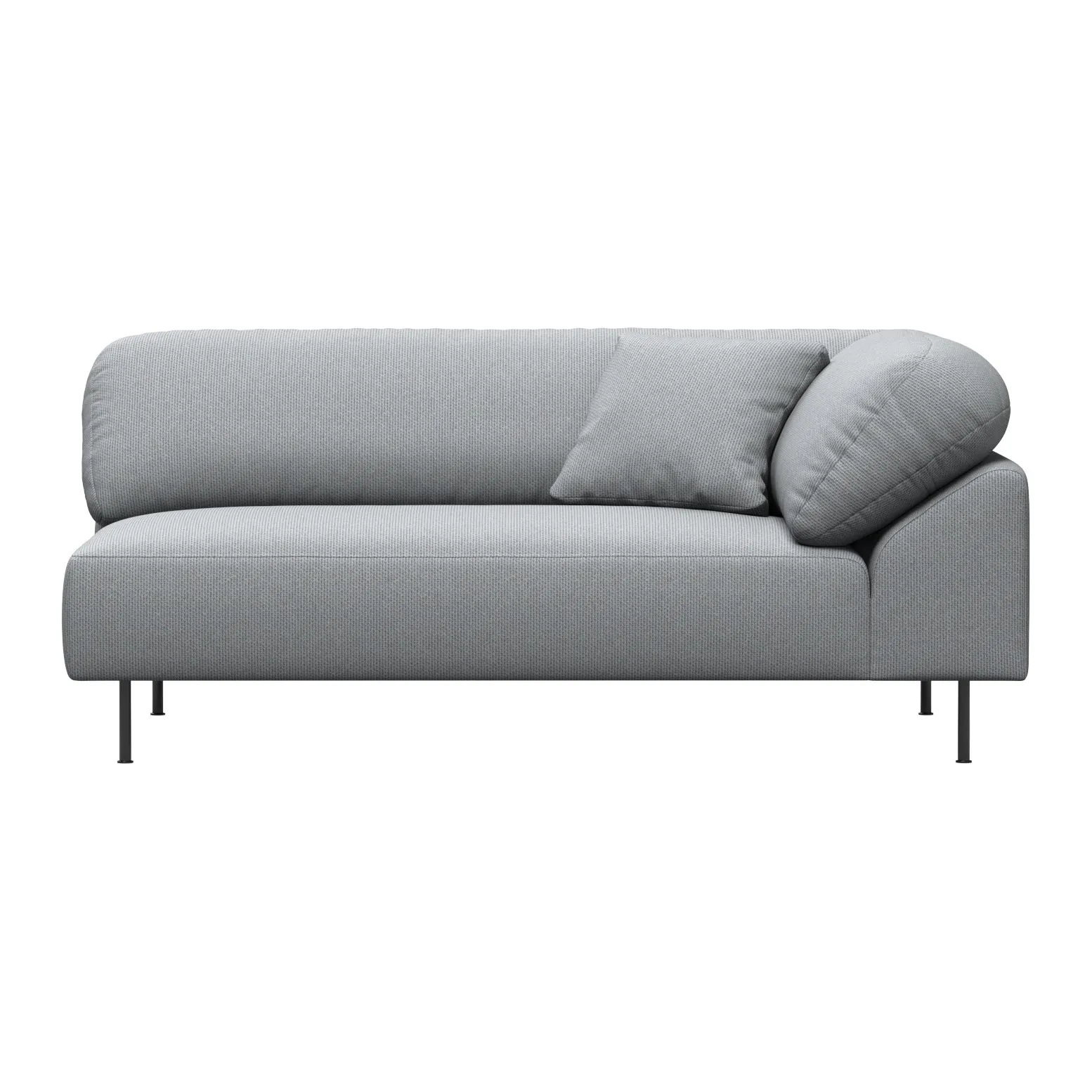 Collar Open End Sofa