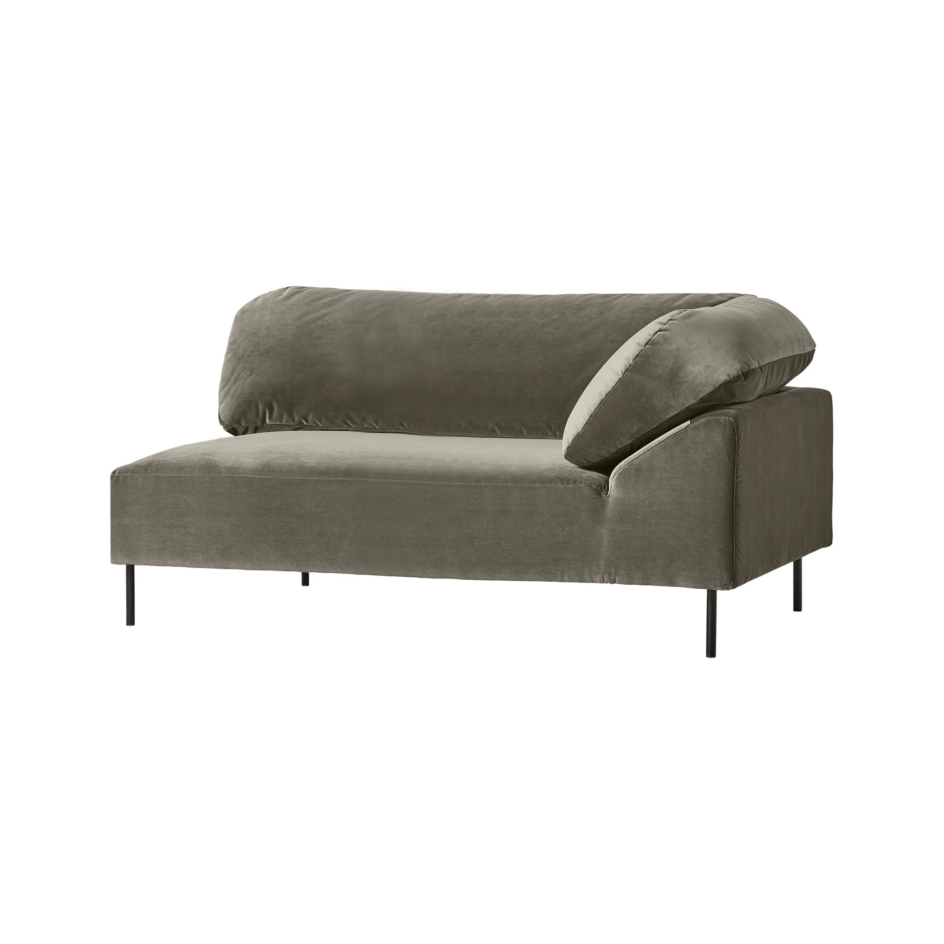 Collar Open End Sofa