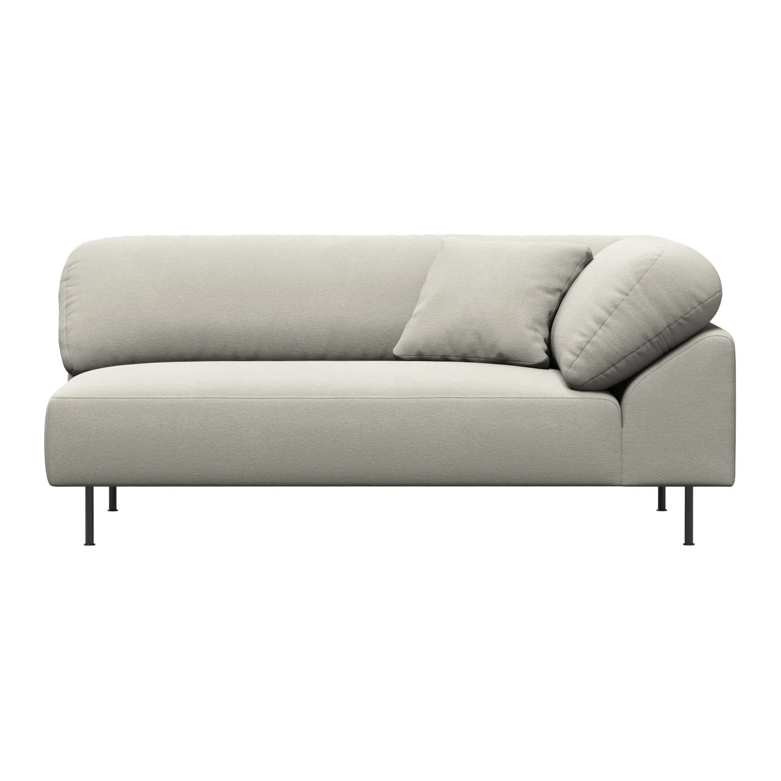 Collar Open End Sofa