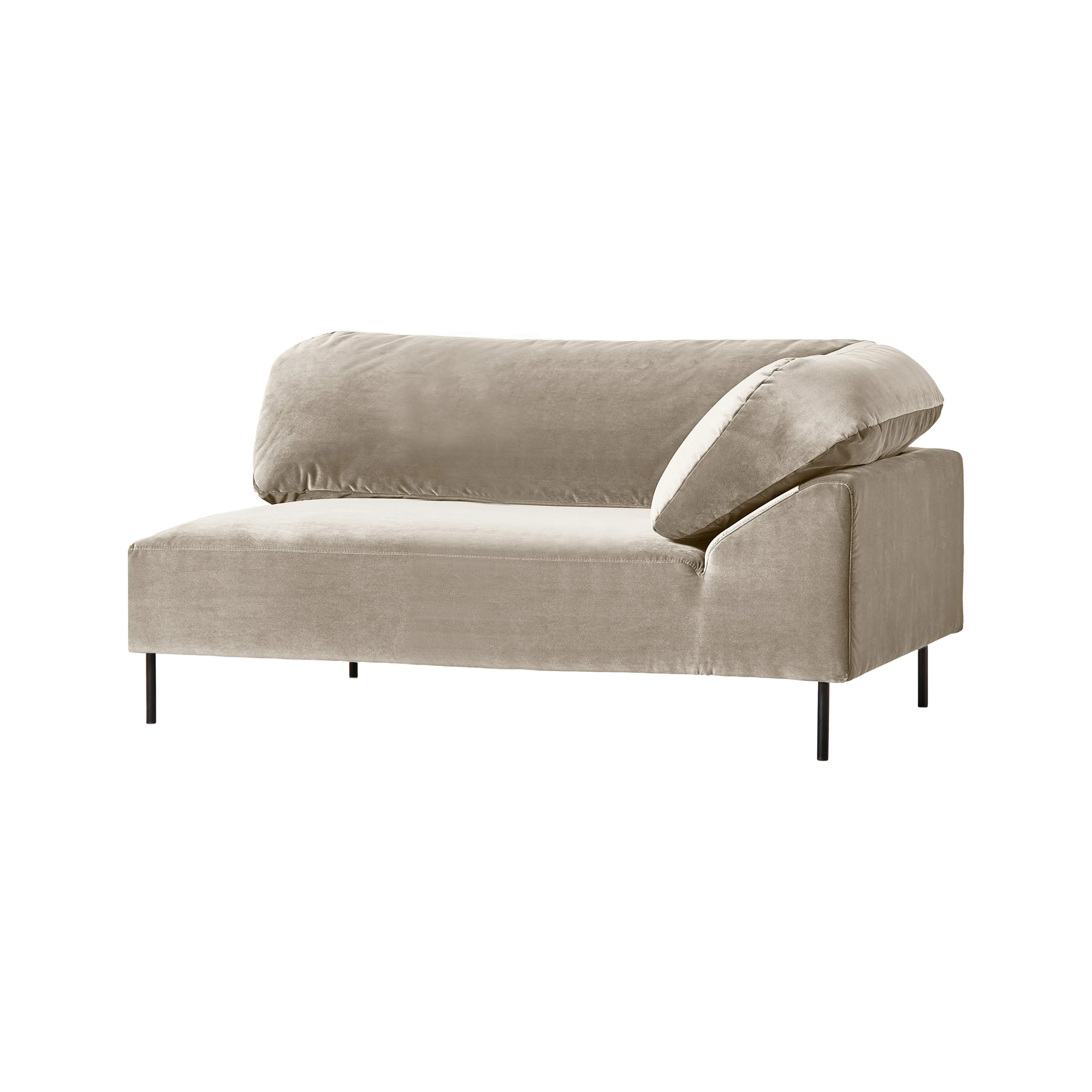 Collar Open End Sofa