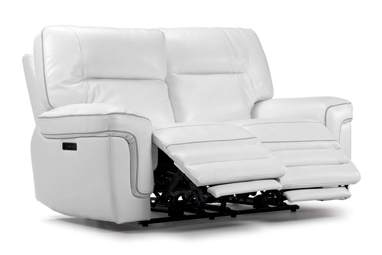 Cosmic Dual Power Reclining Loveseat - White