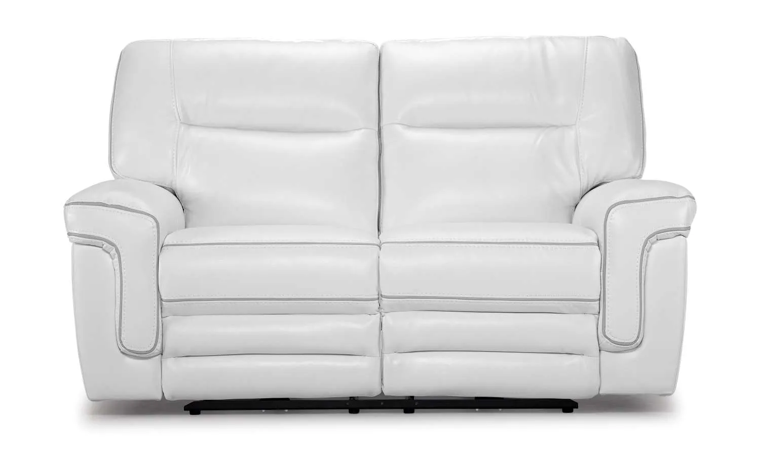 Cosmic Dual Power Reclining Loveseat - White