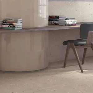 Croccante-R Avellena Terrazzo Effect Porcelain Tile 80x80cm Matt