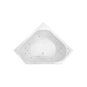 Decina Angelique Spa Bath 1465 (6 Jets) White Pump & Base