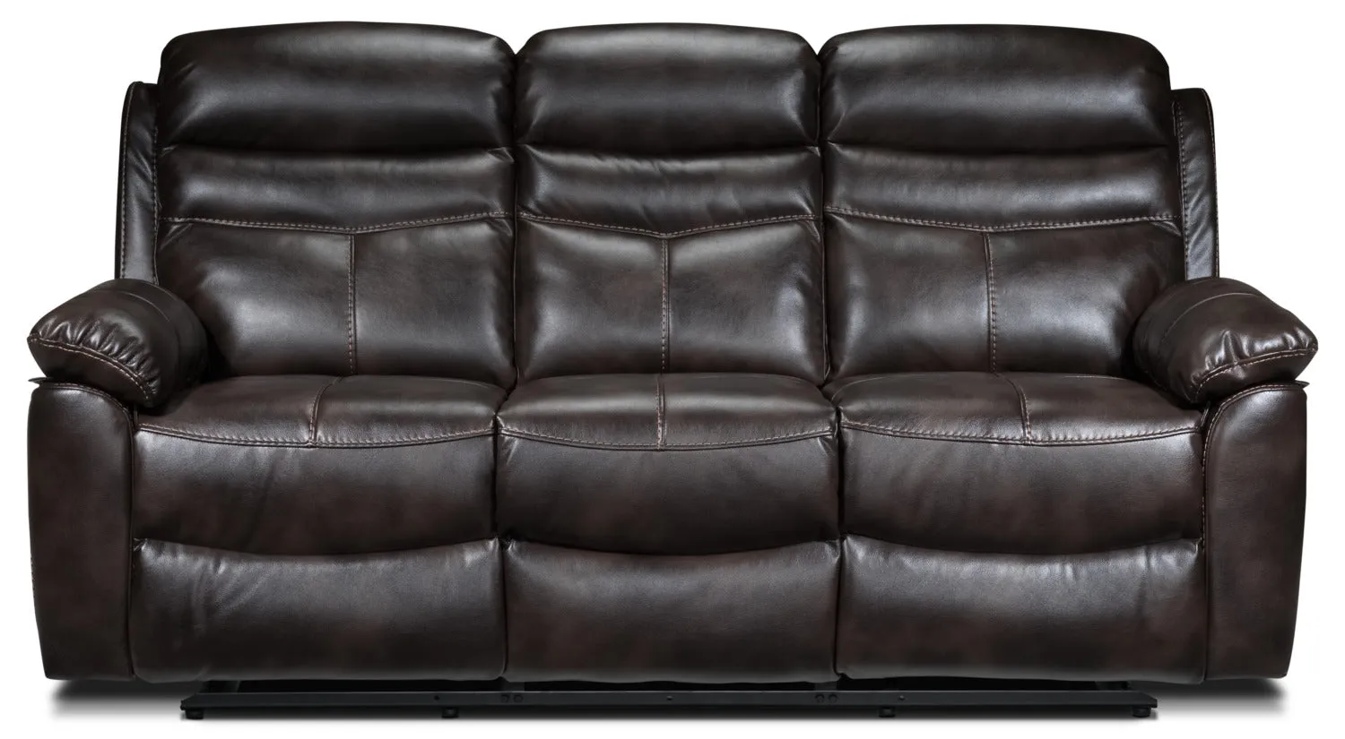 Devon Reclining Sofa - Brown