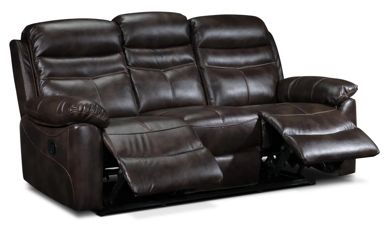 Devon Reclining Sofa - Brown