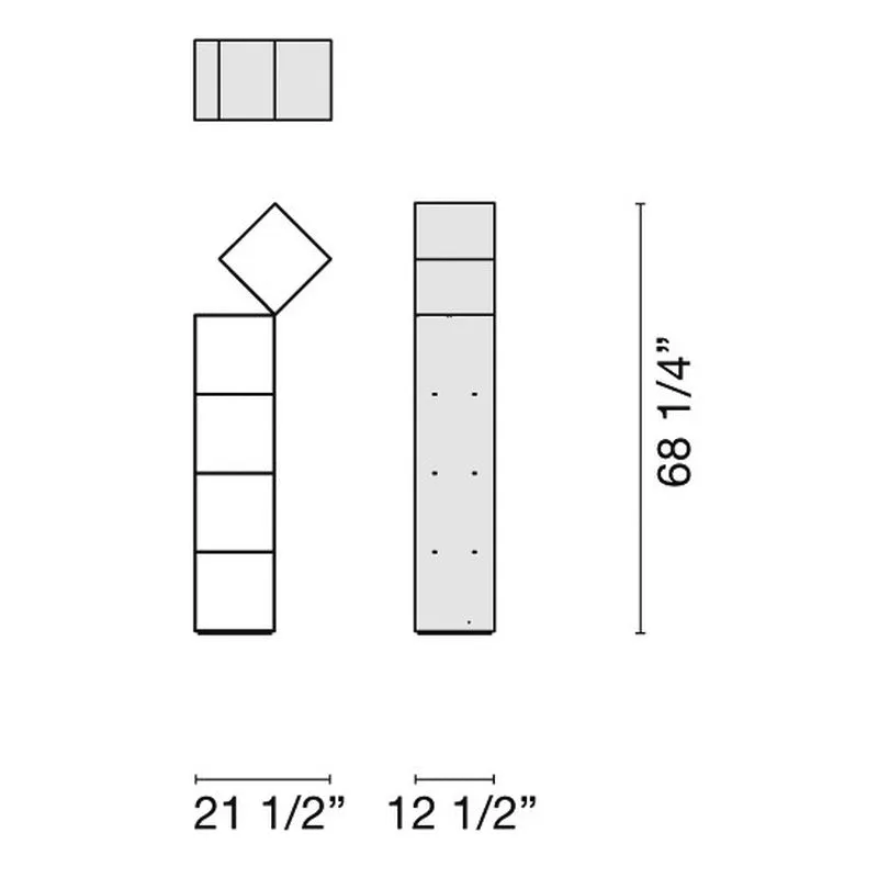 Drop Bookcase